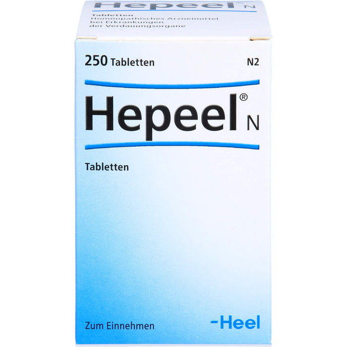 Hepeel N Tabletten bei Erkrankungen der Verdauungsorgane, 250 St. Tabletten