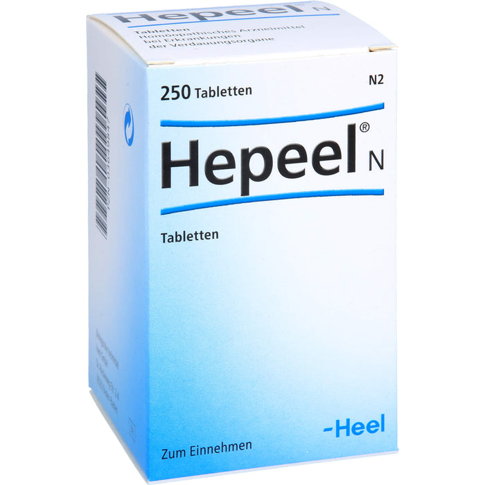 Hepeel N Tabletten bei Erkrankungen der Verdauungsorgane, 250 St. Tabletten