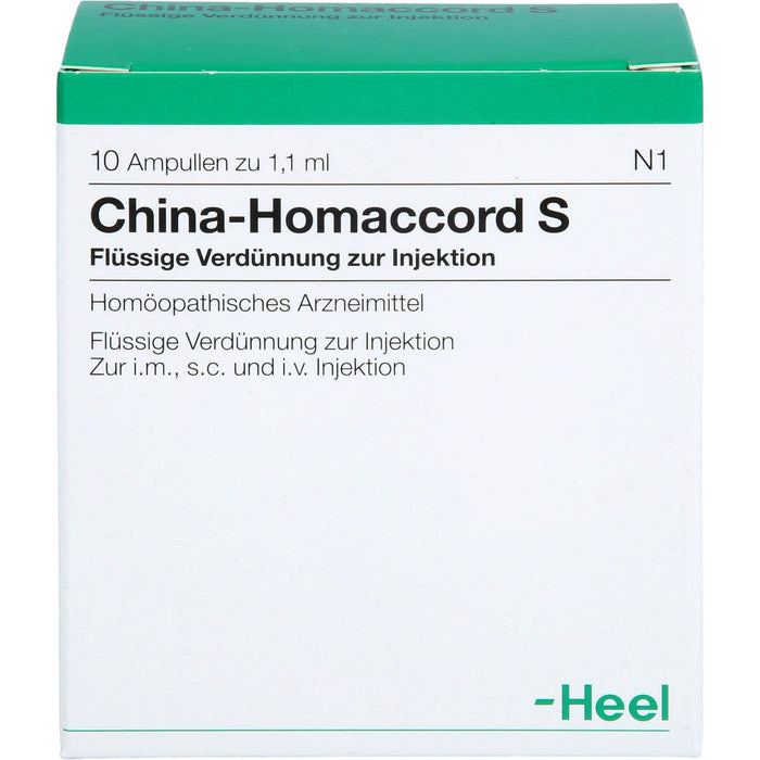 China-Homaccord S flüssige Verdünnung, 10 pcs. Ampoules