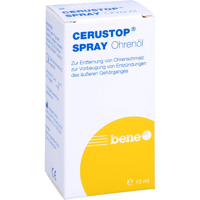 bene Cerustop Spray Ohrenöl, 10 ml Solution