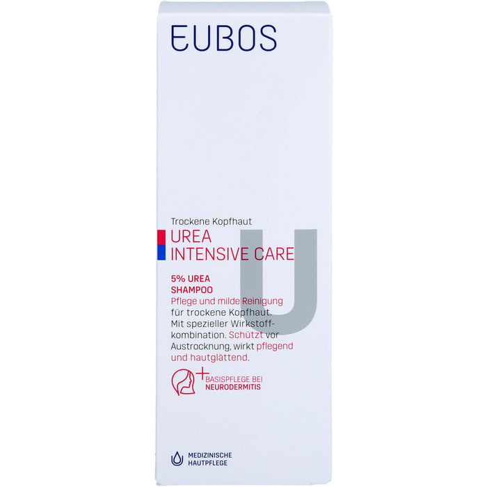 EUBOS UREA 5% Shampoo für trockene Haut, 200 ml Shampoo