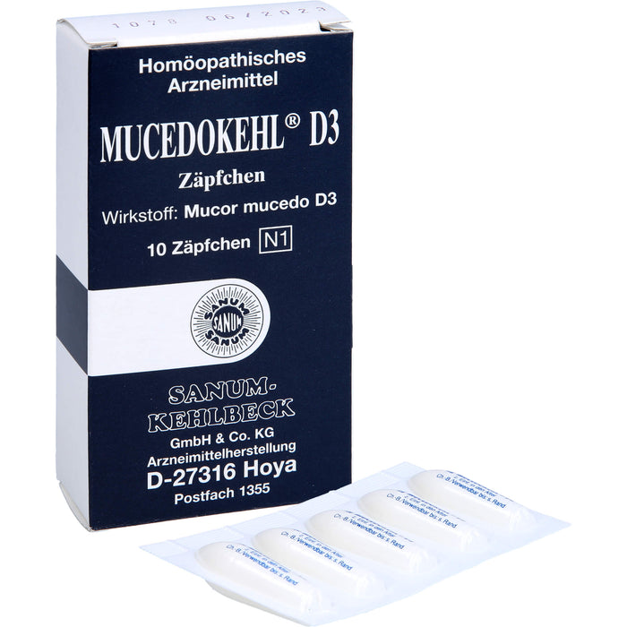 Mucedokehl D3 Supp., 10 pcs. Suppositories