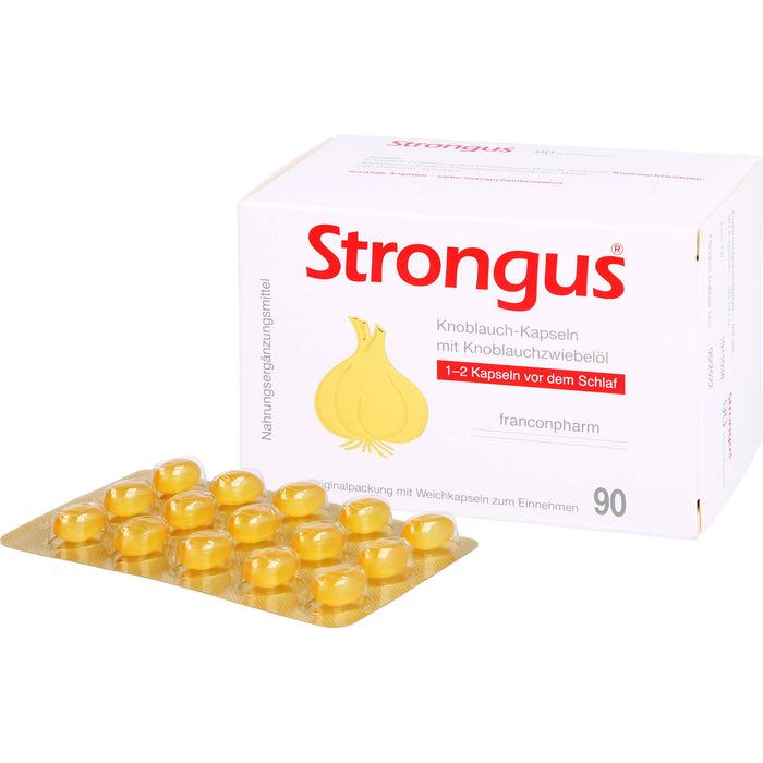 Strongus Knoblauch-Kapseln, 90 pcs. Capsules