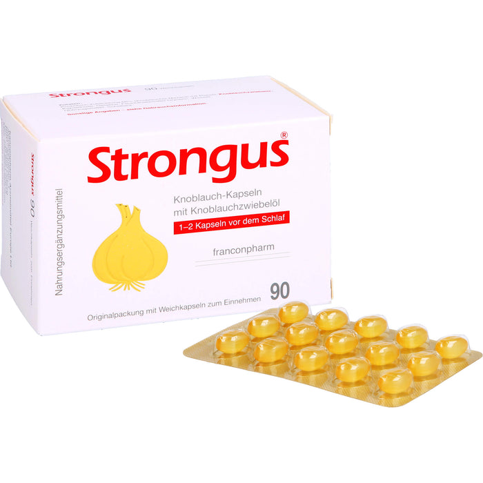 Strongus Knoblauch-Kapseln, 90 pcs. Capsules