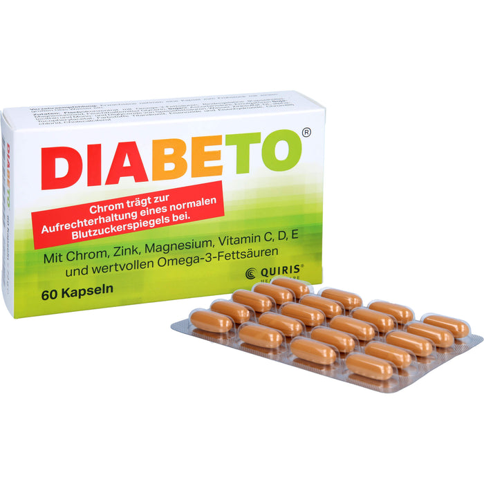 DIABETO Kapseln, 60 pcs. Capsules