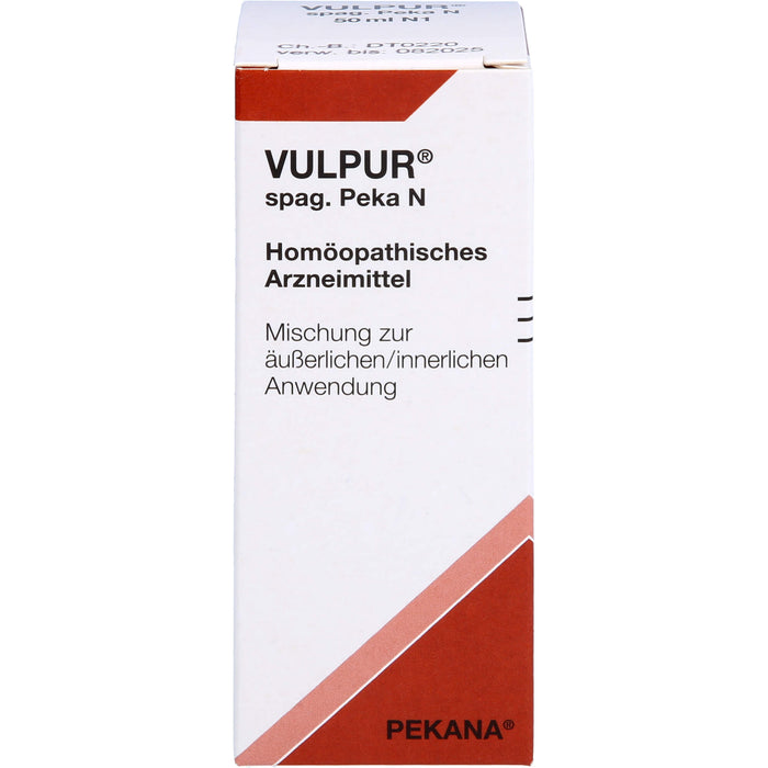 VULPUR spag. Peka N Mischung, 50 ml Lösung