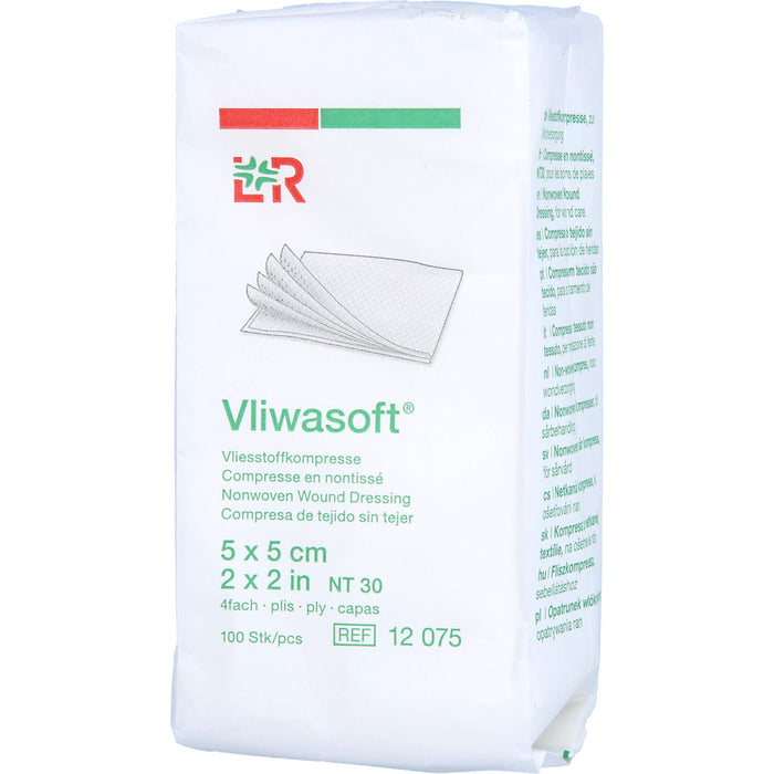 Vliwasoft Vliesstoffkompresse 5x5cm, 100 pcs. Compresses