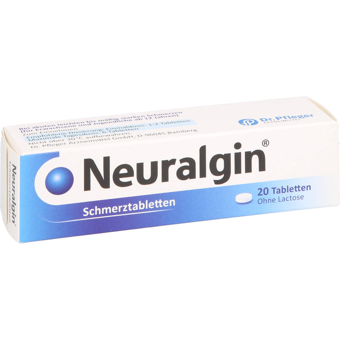 Neuralgin Schmerztabletten, 20 pcs. Tablets