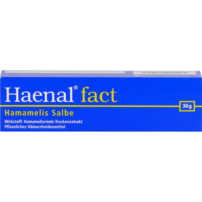 Haenal fact Hamamelis Salbe zur Anwendung auf der Haut, 30 g Onguent