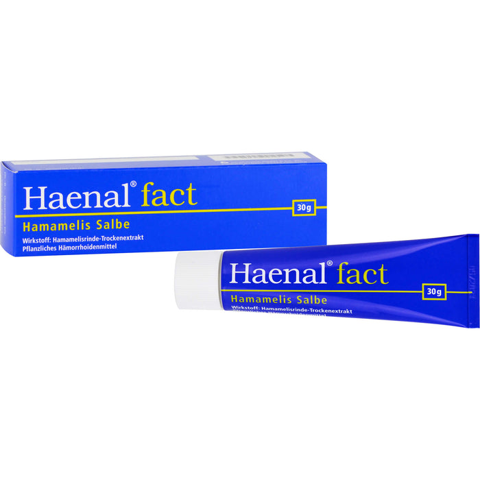 Haenal fact Hamamelis Salbe zur Anwendung auf der Haut, 30 g Onguent