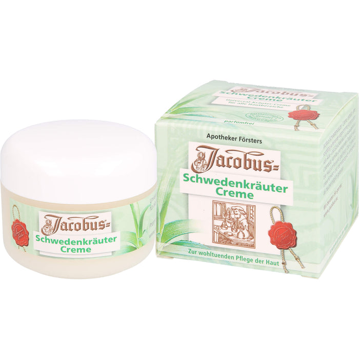 Jacobus Schwedenkräuter Pflege-Creme, 100 ml Cream