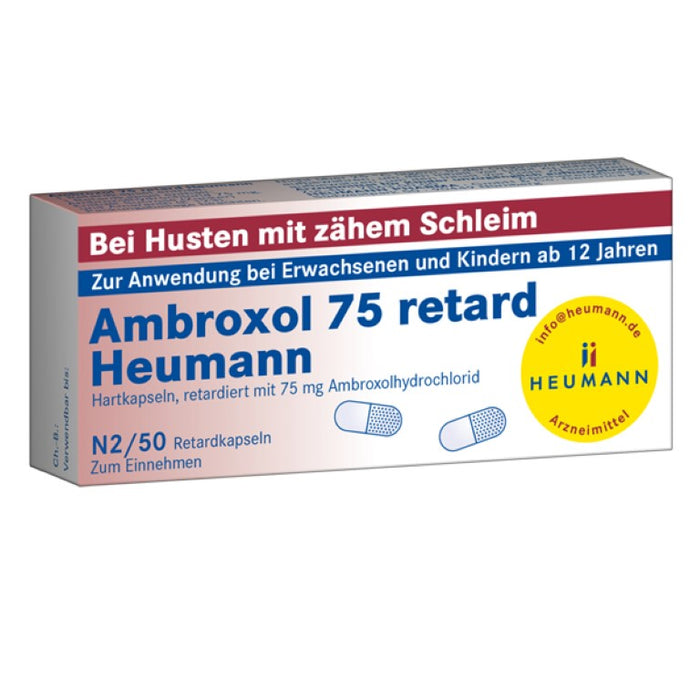 Ambroxol 75 retard Heumann Retardkapseln, 50 pc Capsules