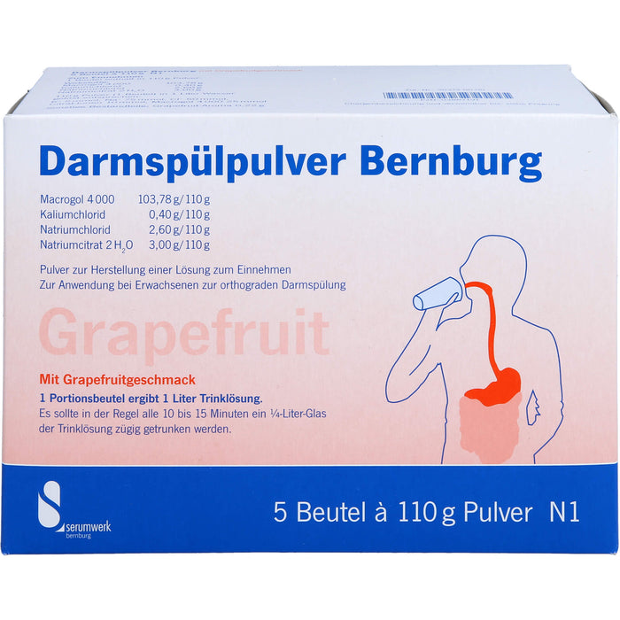 Darmspülpulver Bernburg Beutel, 550 g Pulver