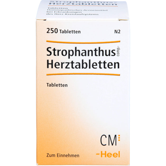 Strophantus comp. Herztabletten Heel, 250 St. Tabletten