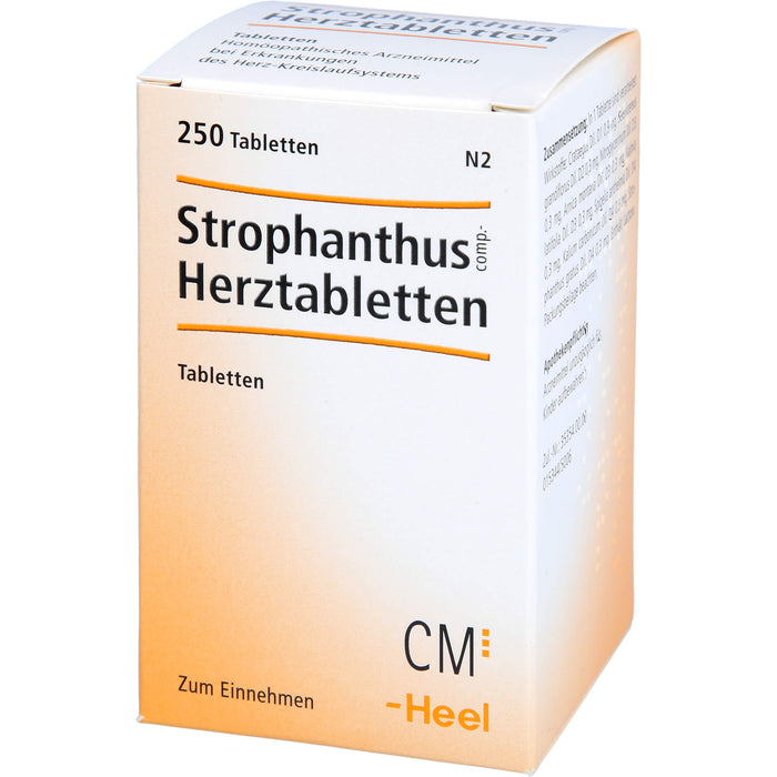 Strophantus comp. Herztabletten Heel, 250 pc Tablettes