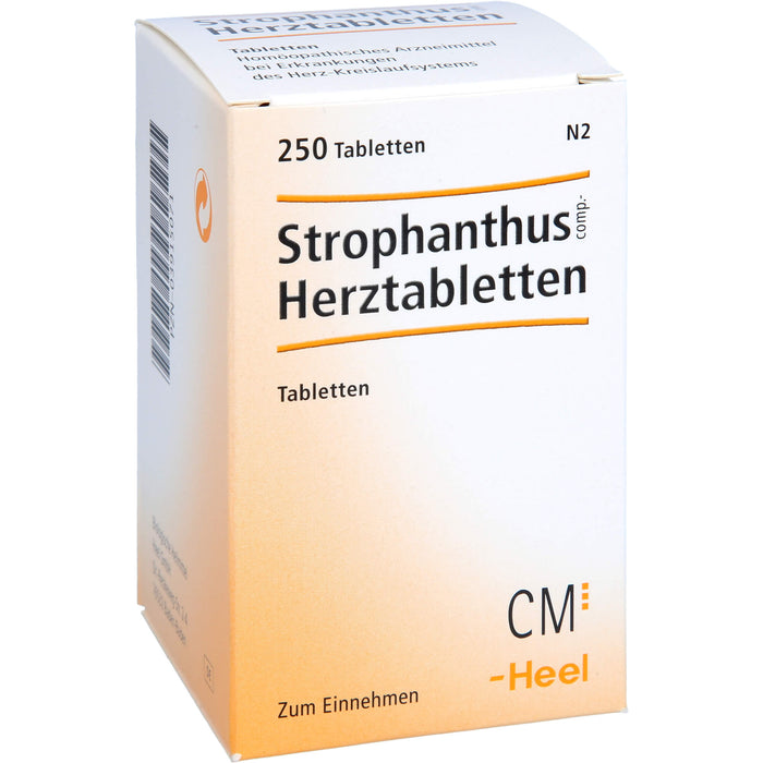 Strophantus comp. Herztabletten Heel, 250 pcs. Tablets