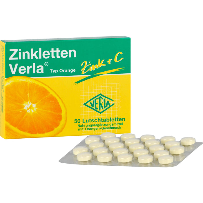 Zinkletten Verla Typ Orange Tabletten, 50 pcs. Tablets