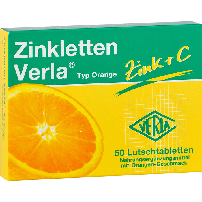 Zinkletten Verla Typ Orange Tabletten, 50 pc Tablettes