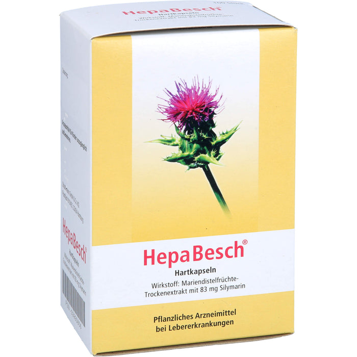 HepaBesch Hartkapseln bei Lebererkrankungen, 100 pc Capsules