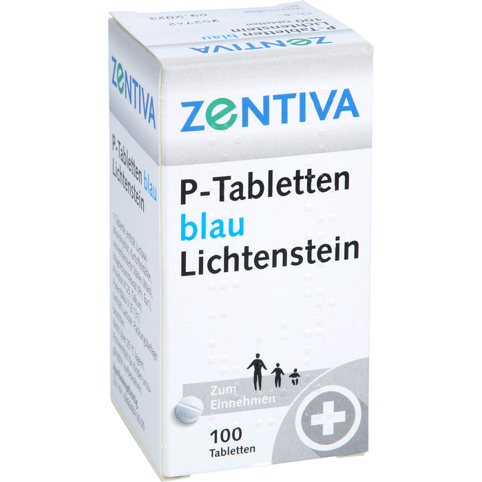 P-Tabletten blau Lichtenstein, 100 pcs. Tablets