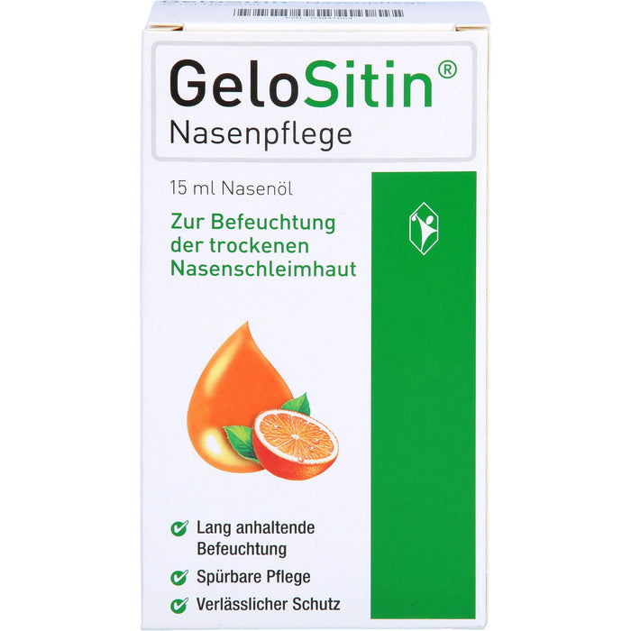 Gelositin Nasenpflege Nasenöl, 15 ml Solution