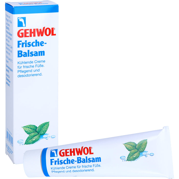 GEHWOL Frische-Balsam kühlende Creme für frische Füße, pflegend und desodorierend, 75 ml Creme