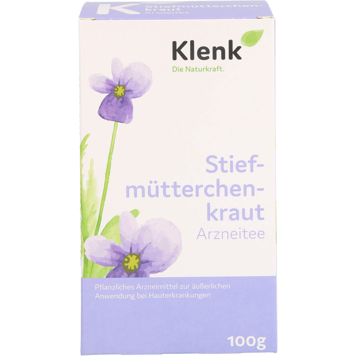 Klenk Stiefmütterchenkraut Arzneitee bei Hauterkrankungen, 100 g Tea