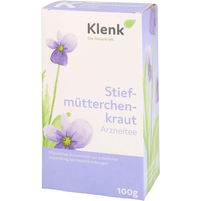 Klenk Stiefmütterchenkraut Arzneitee bei Hauterkrankungen, 100 g Tea