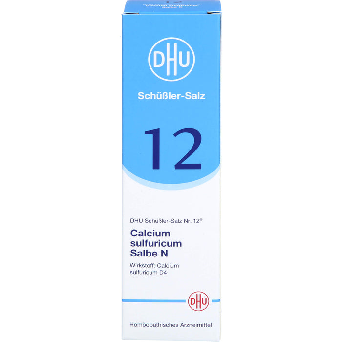 DHU Schüßler-Salz Nr. 12 Calcium sulfuricum D4 – Das Mineralsalz der Gelenke – das Original, 50 g Salbe