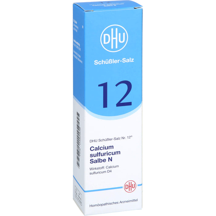 DHU Schüßler-Salz Nr. 12 Calcium sulfuricum D4 – Das Mineralsalz der Gelenke – das Original, 50 g Onguent