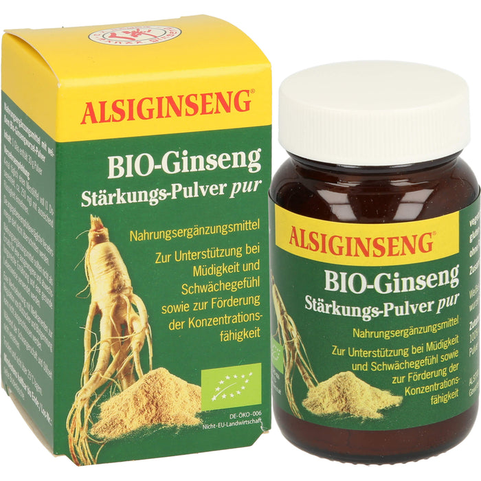 ALSIGINSENG Bio-Ginseng Stärkungs-Pulver pur, 30 g Powder