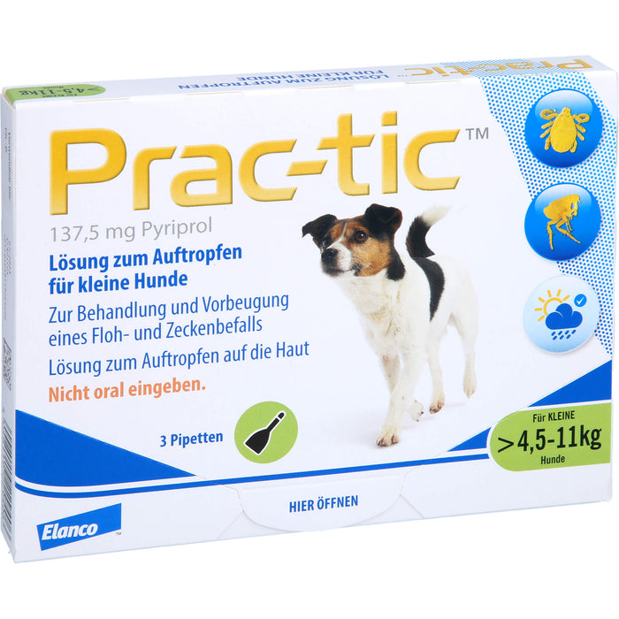 Prac Tic F Kl Hund4.5-11kg, 3 St EDP