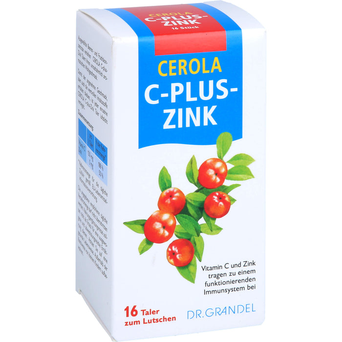 CEROLA C-Plus-Zink Taler, 16 pc Tablettes