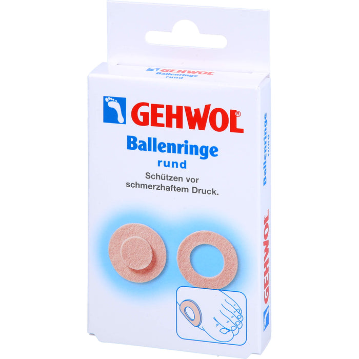 GEHWOL Ballenringe rund schützen vor schmerzhaftem Druck, 5 pcs. Patch