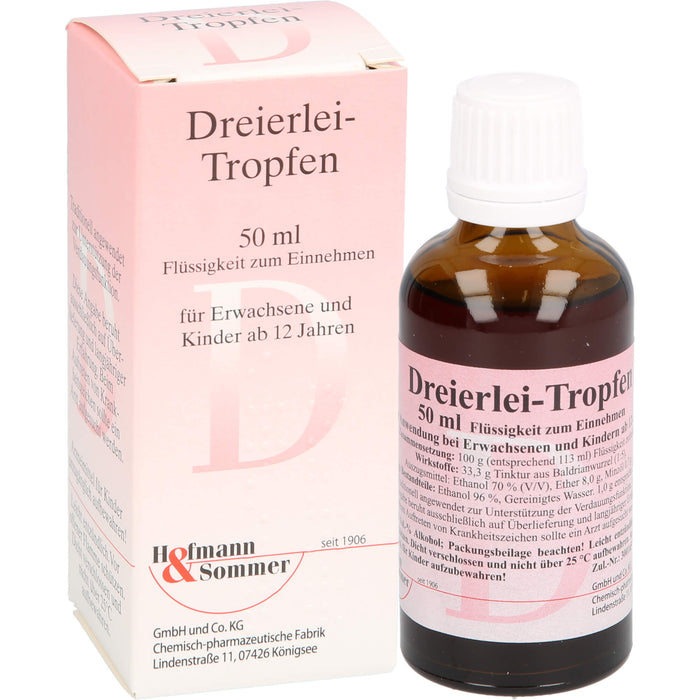 Hofmann & Sommer Dreierlei Tropfen, 50 ml Lösung