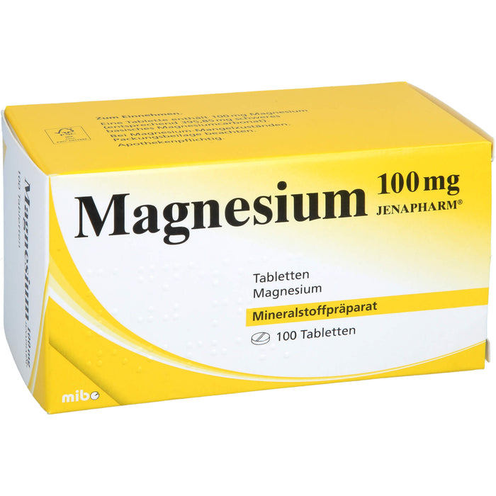 Magnesium 100 mg JENAPHARM Tbl., 100 St TAB