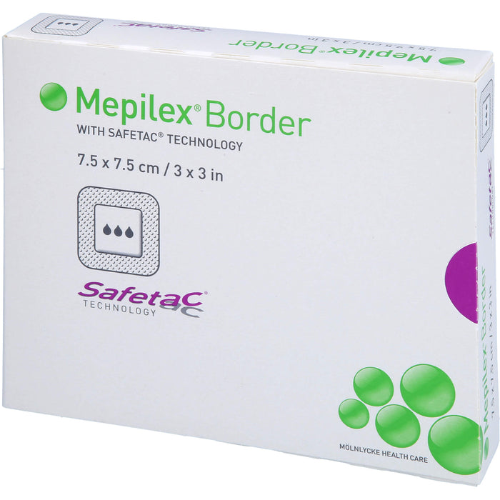 Mepilex Border Schaumverband 7,5 x 7,5 cm, 5 pcs. Wound dressings