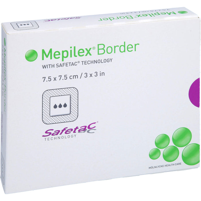 Mepilex Border Schaumverband 7,5 x 7,5 cm, 5 pcs. Wound dressings