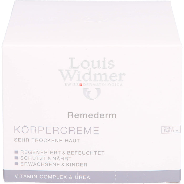 Louis Widmer Remederm Körpercreme unparfümiert, 250 ml Cream