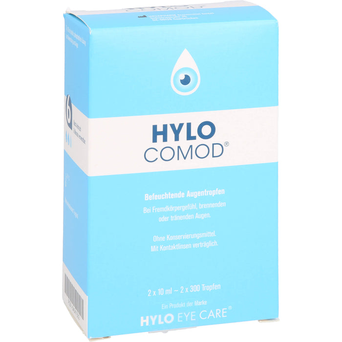 HYLO COMOD befeuchtende Augentropfen, 20 ml Lösung