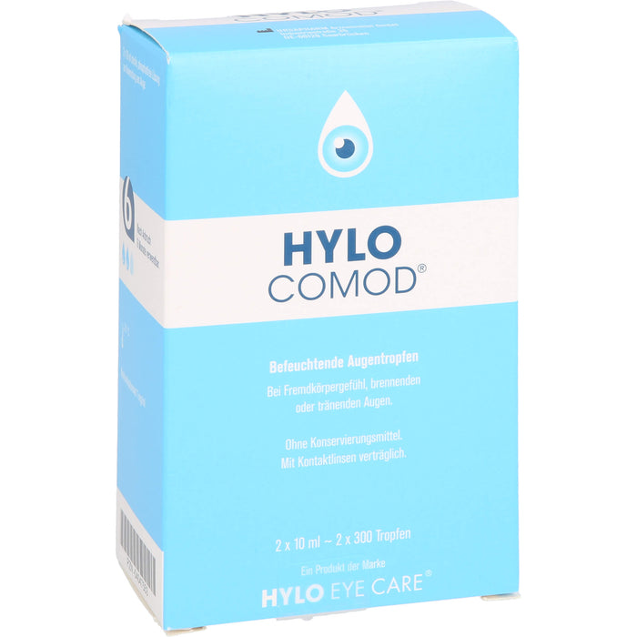 HYLO COMOD befeuchtende Augentropfen, 20 ml Solution