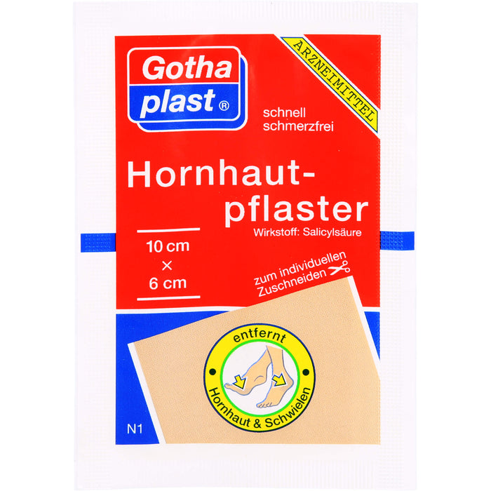 GOTHAPLAST HORNH PFL 10X6, 1 St. Pflaster