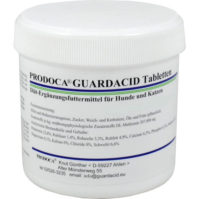 PRODOCA Guardacid Tabletten für Hunde und Katzen, 50 St. Tabletten