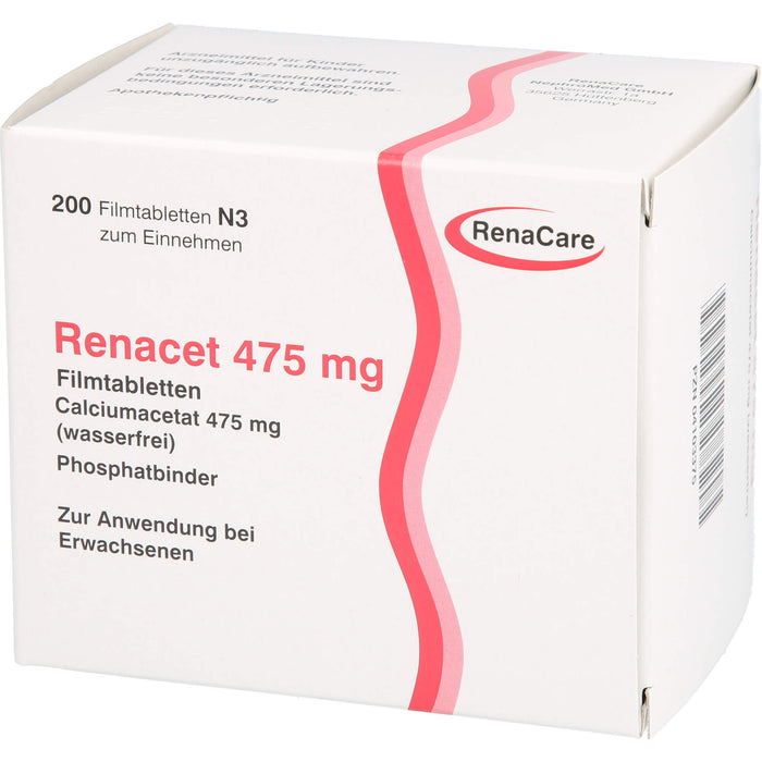 Renacet 475 mg Filmtabletten, 200 St FTA