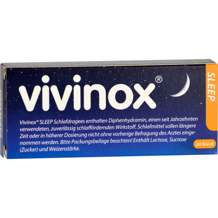 Vivinox sleep Dragees, 20 pcs. Tablets