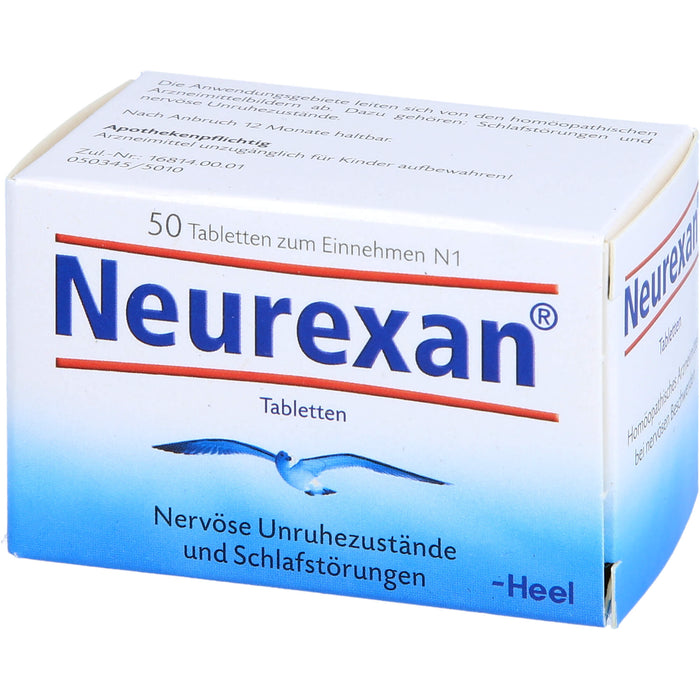 Neurexan Tabletten bei nervösen Unruhezuständen und Schlafstörungen, 50 pcs. Tablets