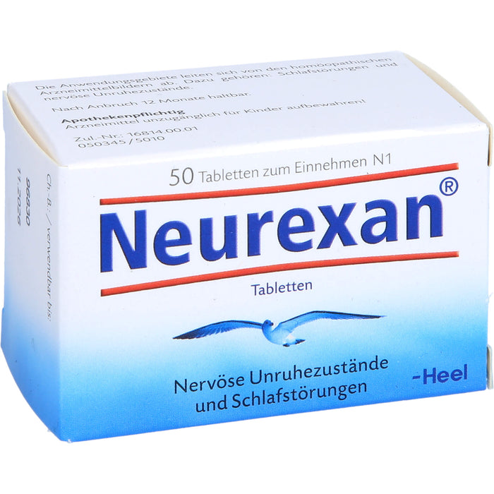 Neurexan Tabletten bei nervösen Unruhezuständen und Schlafstörungen, 50 pcs. Tablets