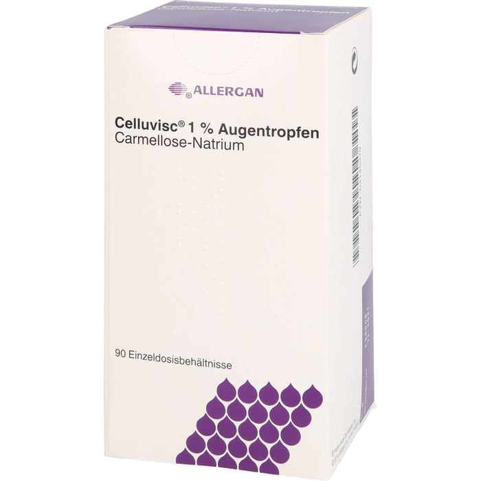 Celluvisc 1 % Augentropfen zur symptomatischen Behandlung des trockenen Auges, 90 pcs. Solution