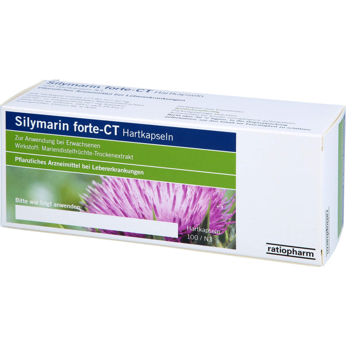 Silymarin forte-CT Hartkapseln, 100 pc Capsules