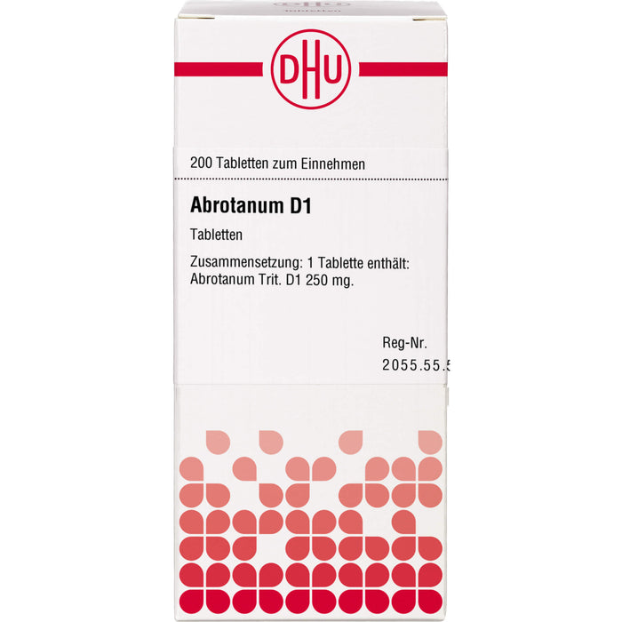 DHU Abrotanum D1 Tabletten, 200 St. Tabletten